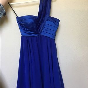 Royal blue homecoming dress