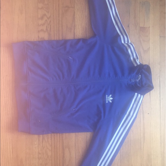 Kids blue adidas zip up - Picture 1 of 4