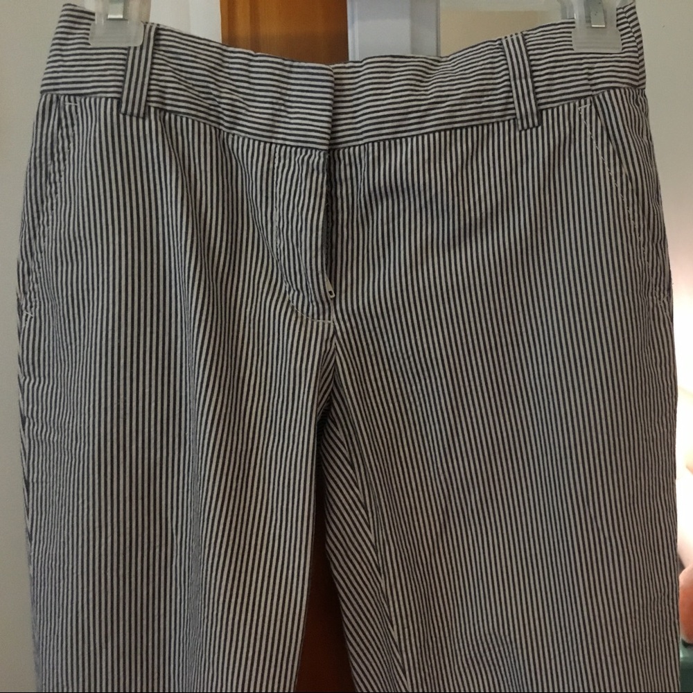 JCrew size 0 seersucker city fit pants