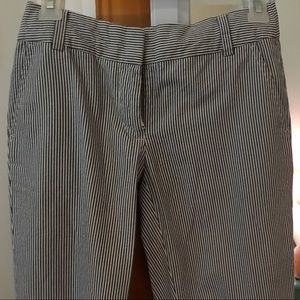 JCrew size 0 seersucker city fit pants