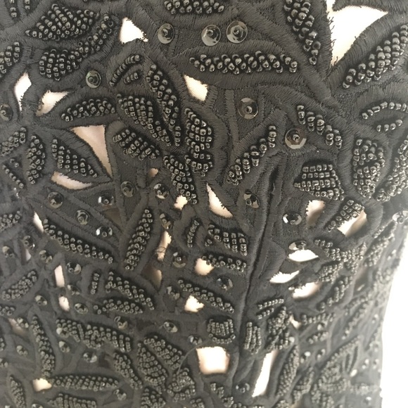 Beaded Crepe Coat main image 1