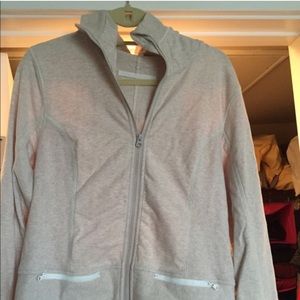 Lululemon sand color zip up hoodie