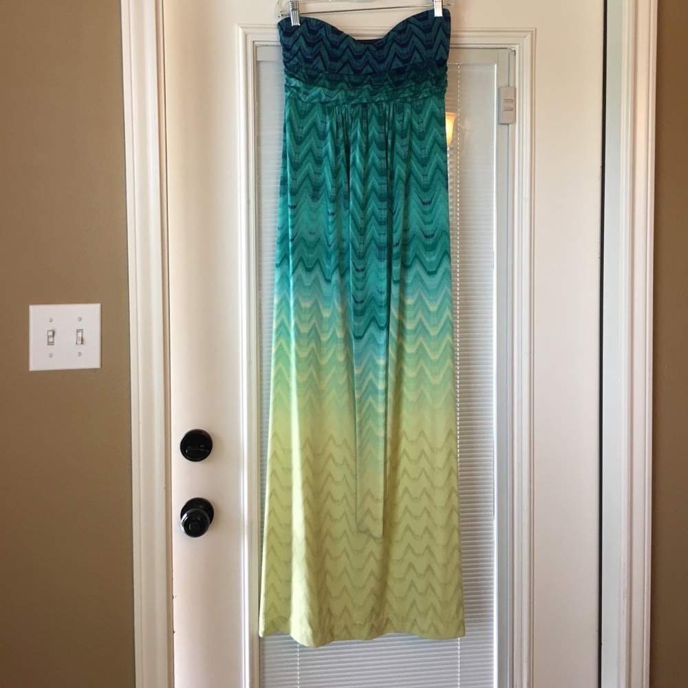 Soma Beachy Strapless/Halter Maxi Dress