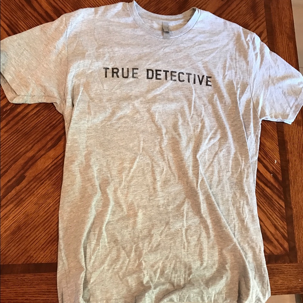 TRUE DETECTIVE Men's large tshirt. Never worn