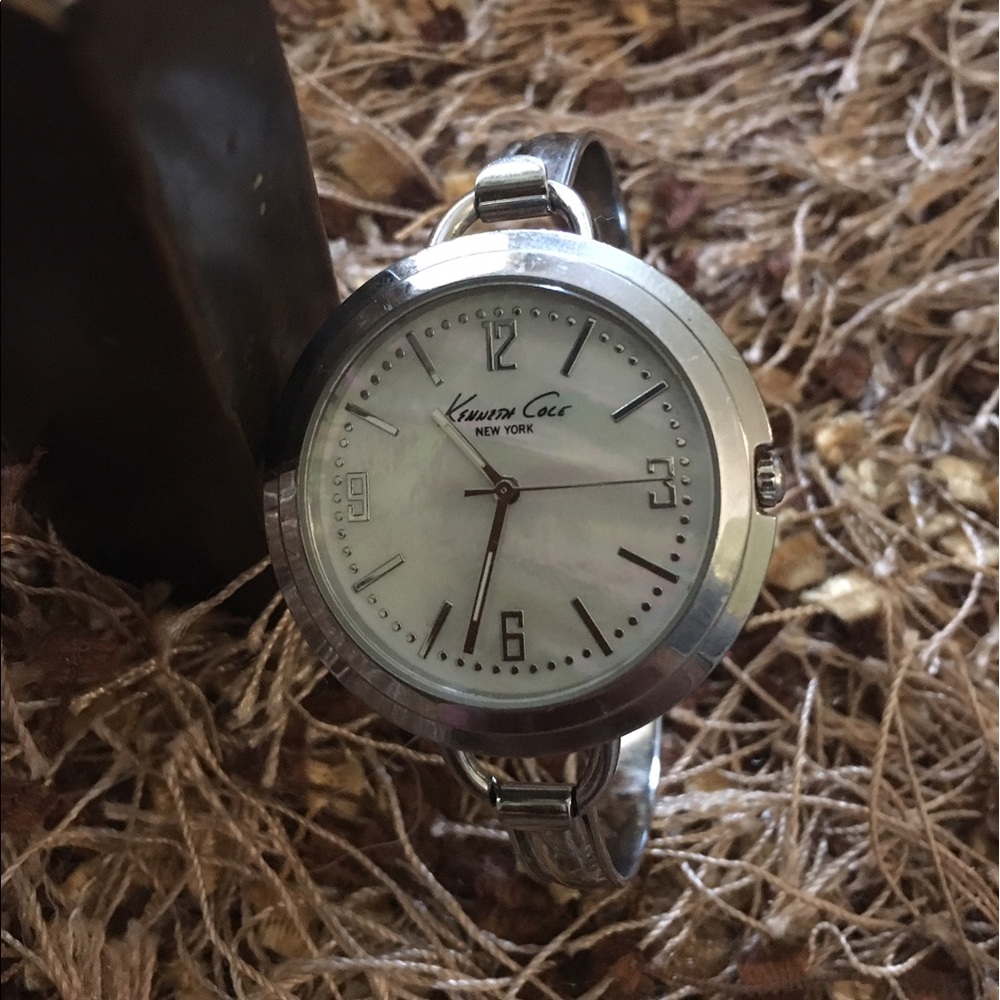 Kenneth Cole silver bracelet watch