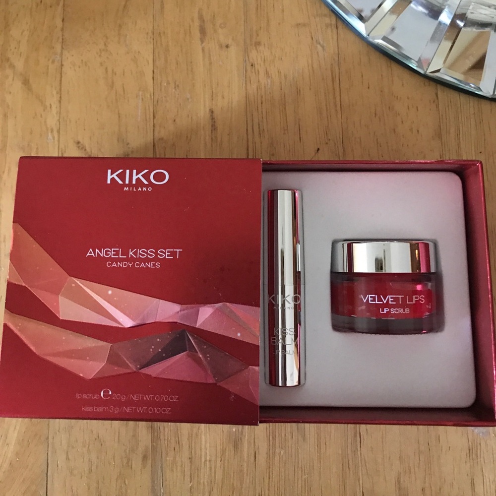 Kiko Lip Balm and Lip Scrub Set in Candy Cane