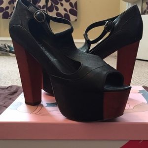Jeffrey Campbell platform shoes. Like new