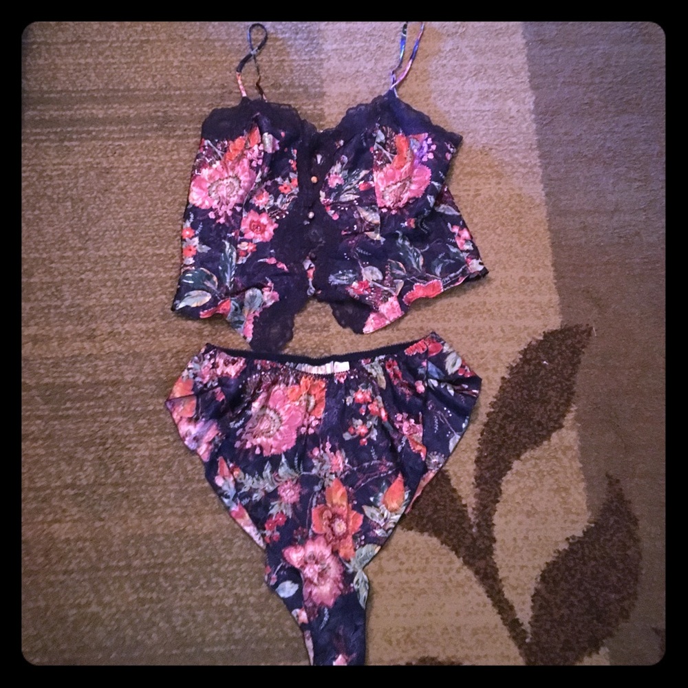 Two piece Victorias Secret Lingerie Set Size Med