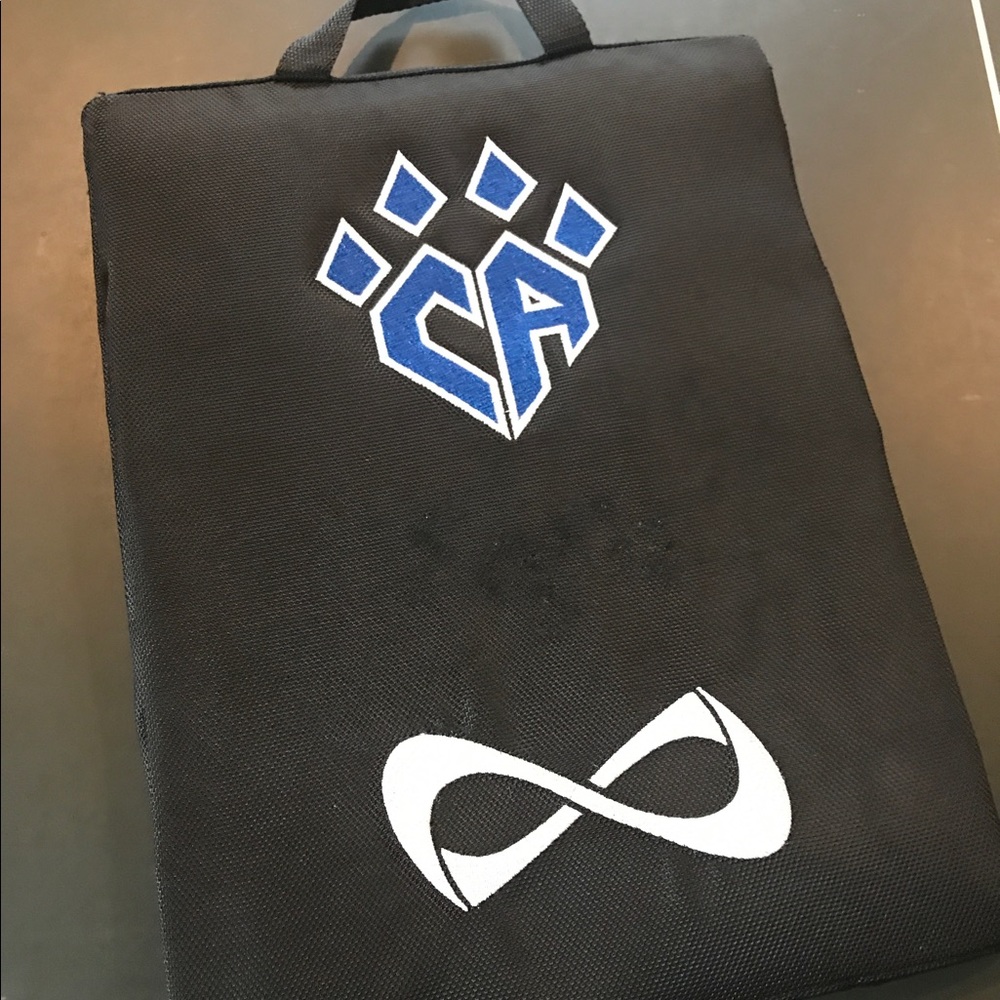 Nfinity Cheer Athletics uniform holder!