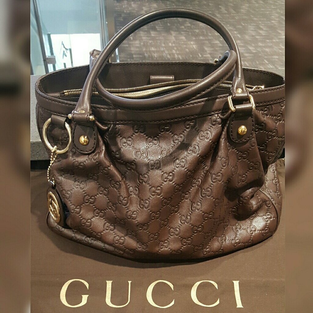 🚫SOLD🚫 Gucci Guccissima Sukey Bag
