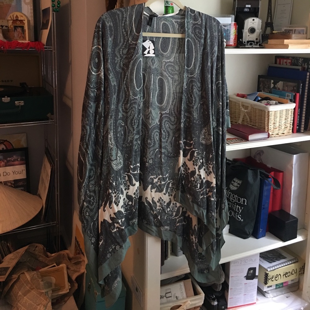 Green and grey kimono!