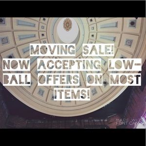 Moving sale!
