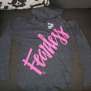 Old Navy dri fit hooded shirt.