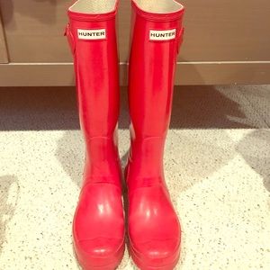 Tall Red Hunter Rainboots