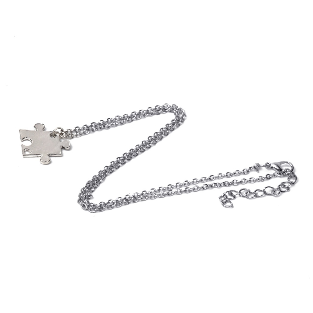 4 Puzzle Piece Friendship Necklace - Picture 8 of 8