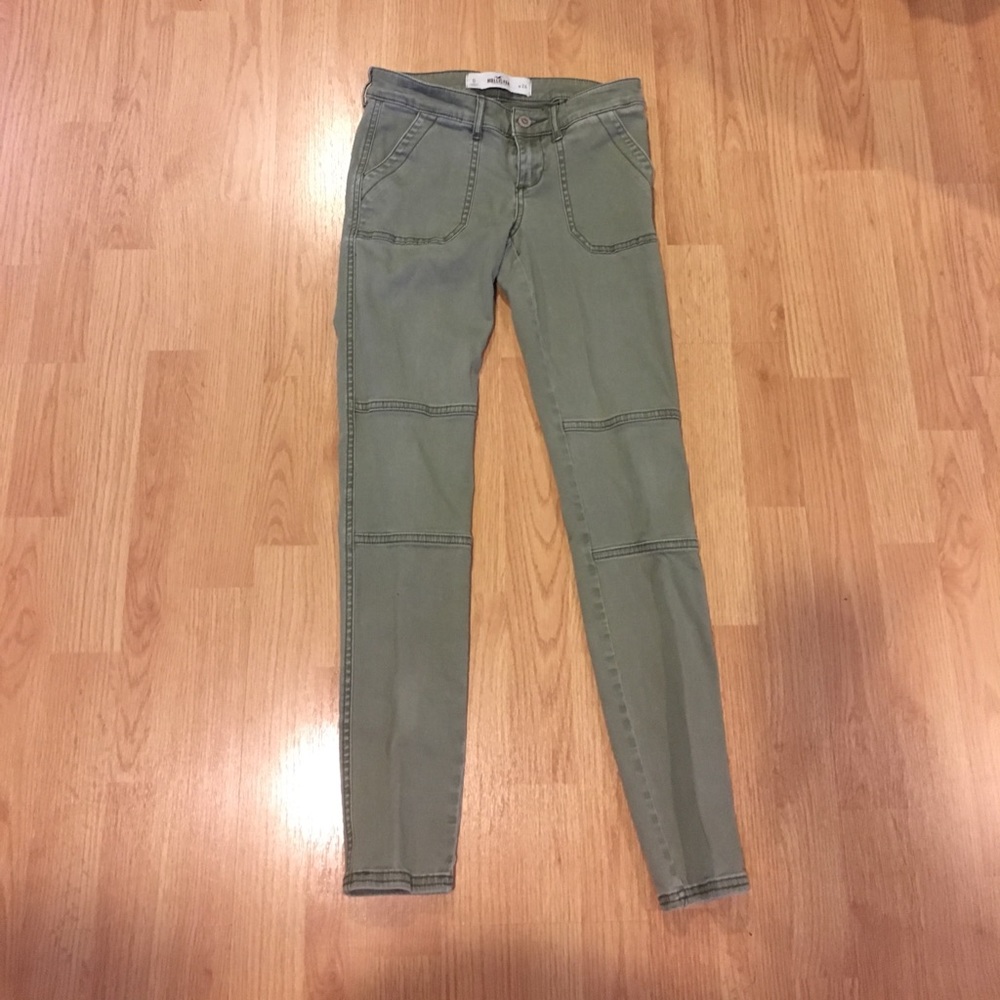 Army green jeans