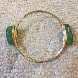 Wire Bracelet with Stone Accents