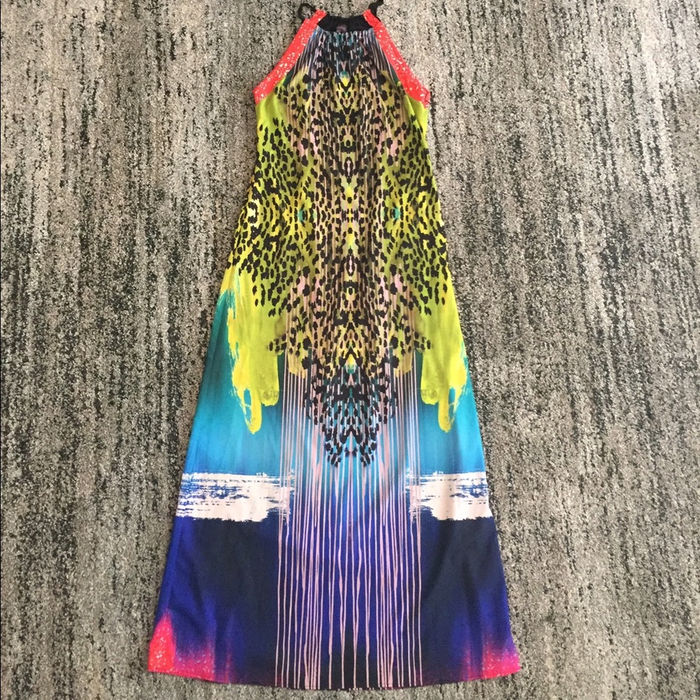 Hale Bob Exotic Shadows Maxi Dress