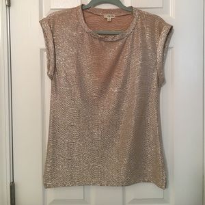 Gold top from Francesca's