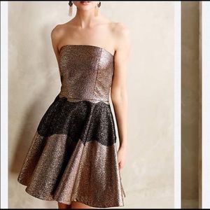 Anthropologie Strapless Cocktail Dress NWT