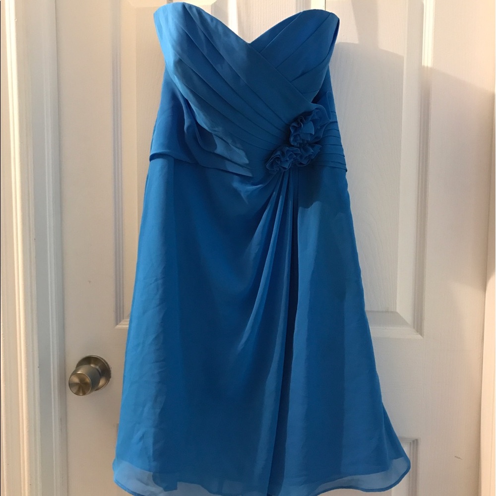 Blue Alfred Angelo Bridesmaids Dress