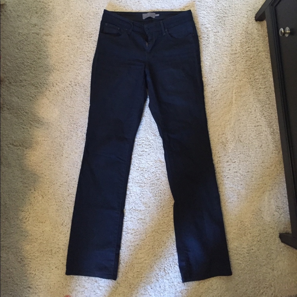 Levi Demi Curve Classic Slim Leg Black Jeans