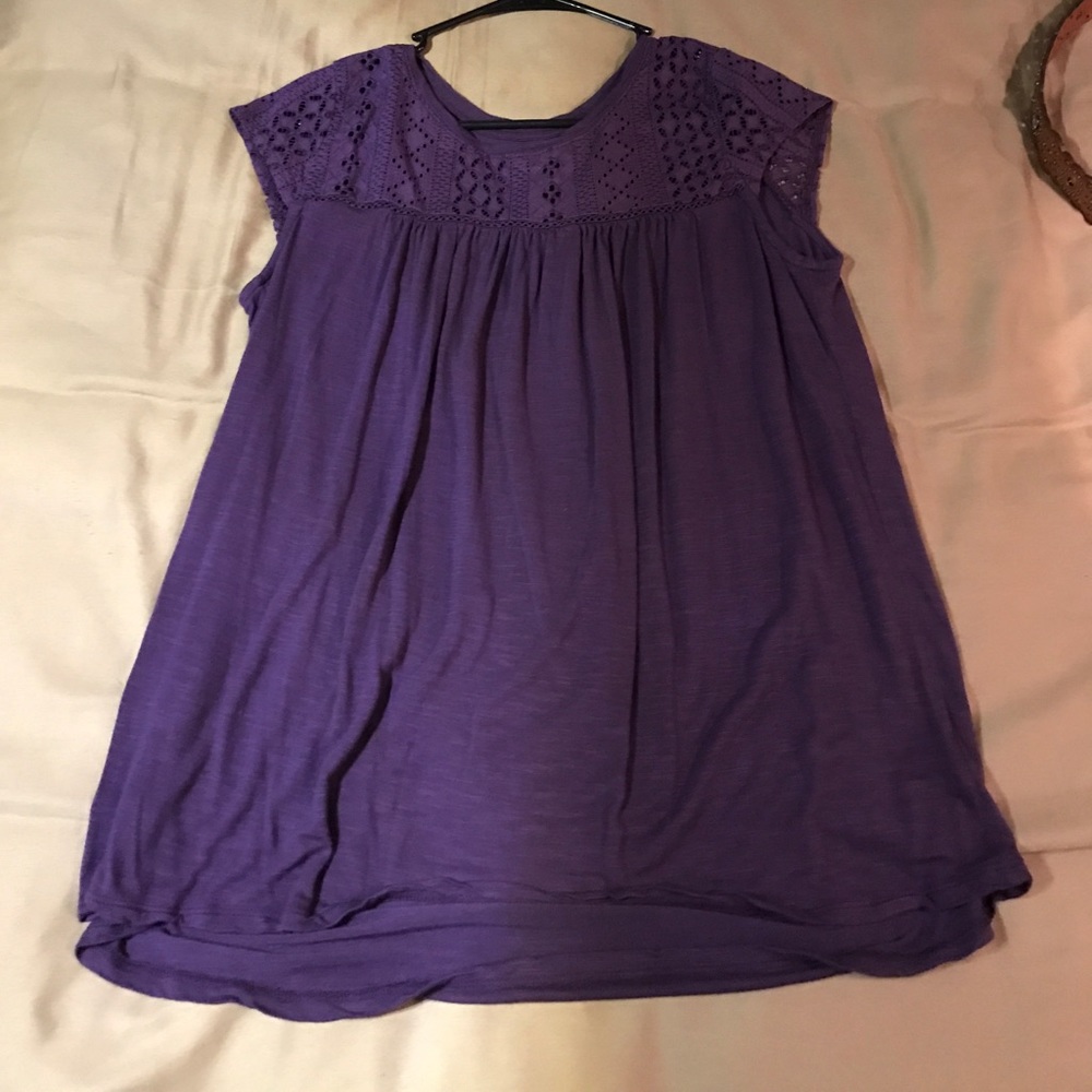 Purple summer top