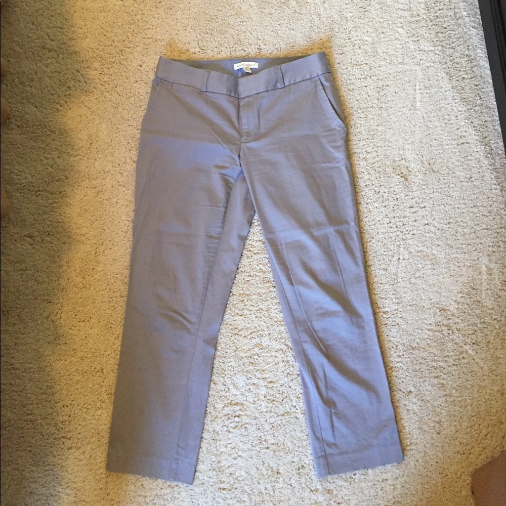 Banana Republic Gray Cropped Pants