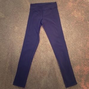 Navy Lululemon stretchy ankle pants