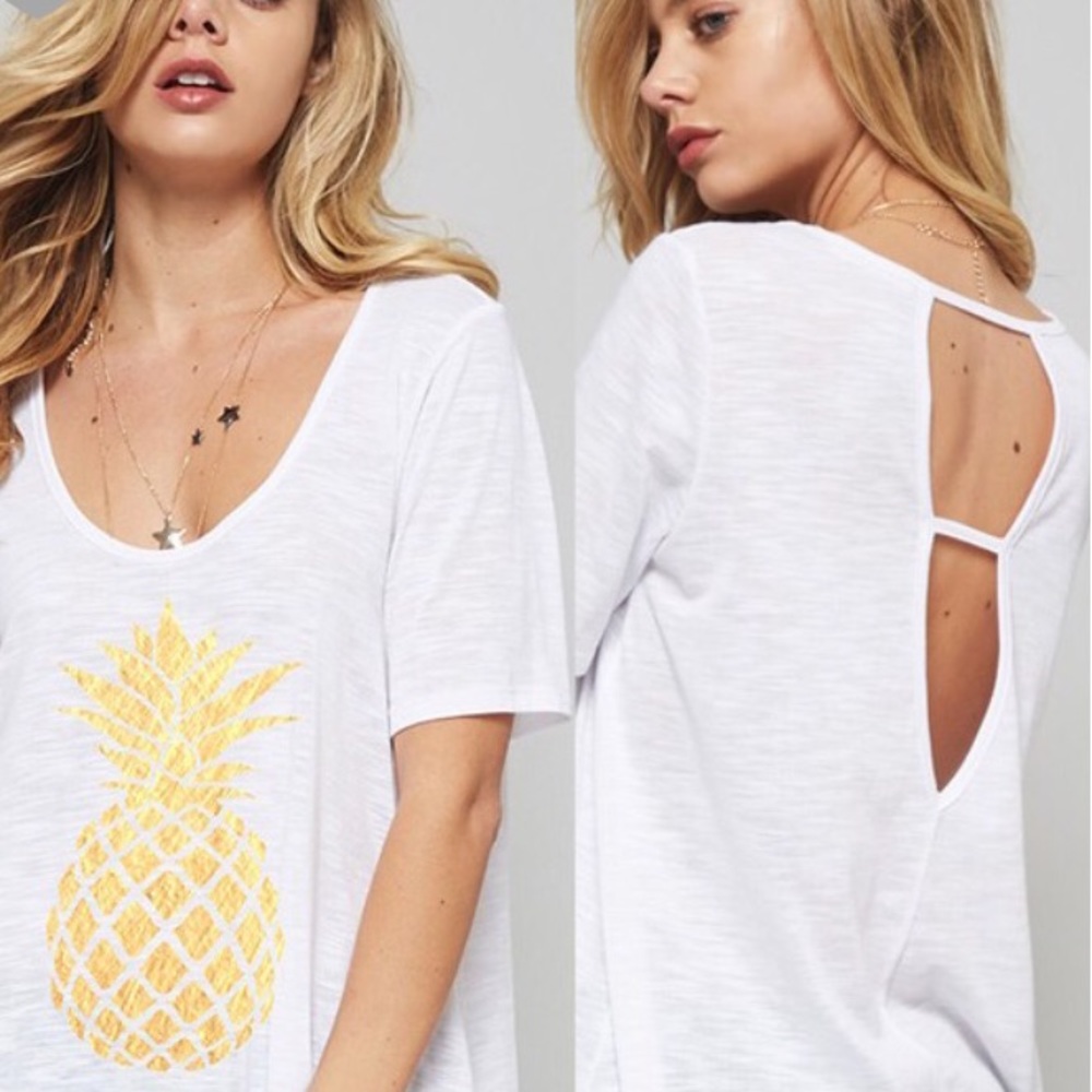 ❗️Last 1!!! M-L Gold Pineapple Top - Picture 3 of 3