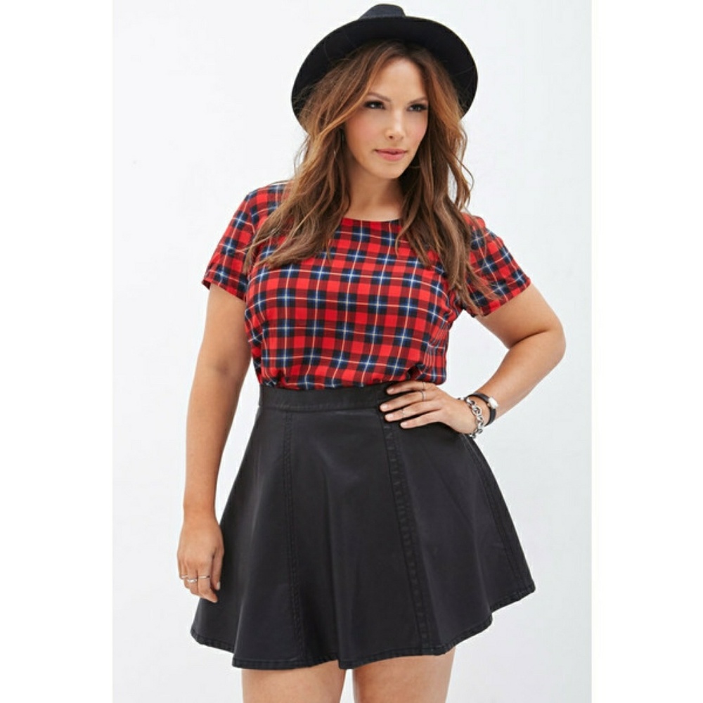 Forever 21 Skater Skirt (Plus Size)