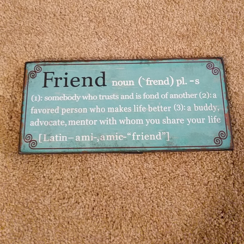 Friend sign
