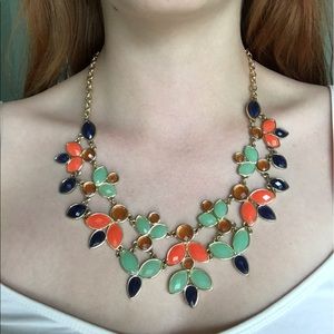 Multicolor Statement Necklace