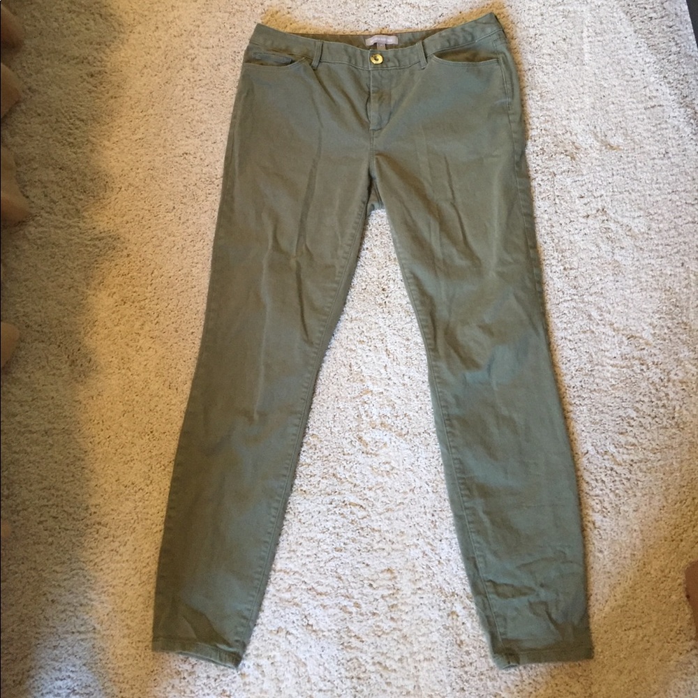 Banana Republic dark army green pants