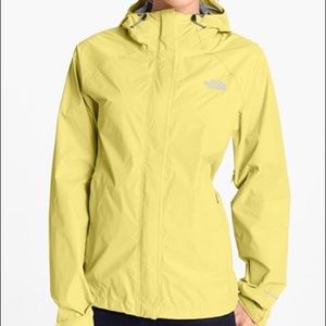 North Face Yellow Venture Rain Jacket