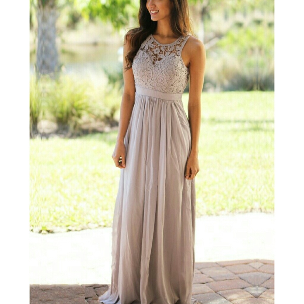 **NWT Lace Maxi Dress
