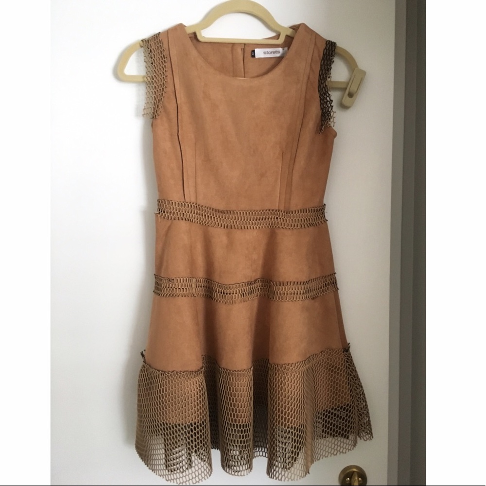 Storets Honeycomb Skater Dress