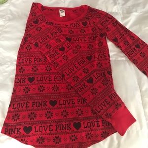 VS PINK holiday thermal
