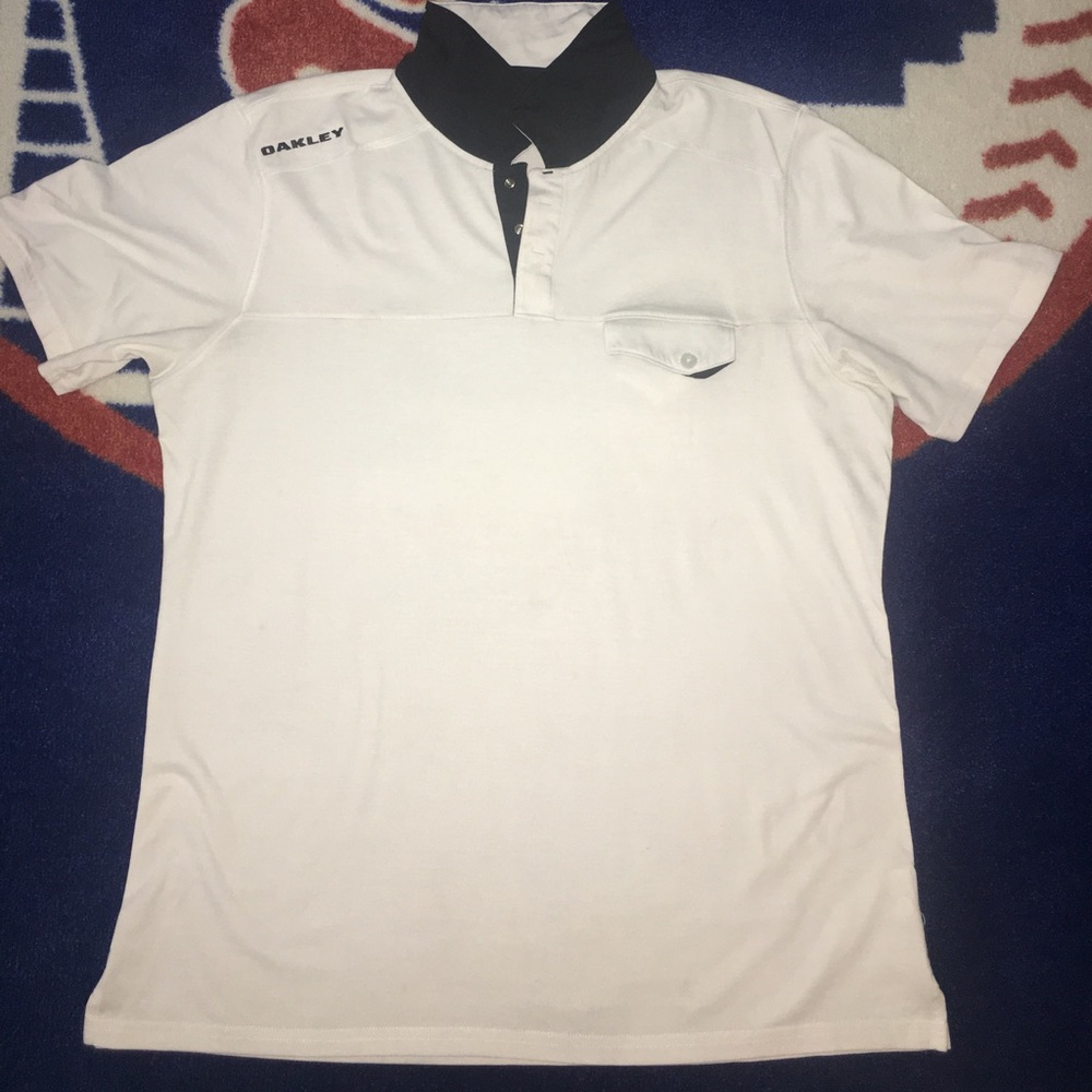 XL Oakley Short Sleeve Collared Polo