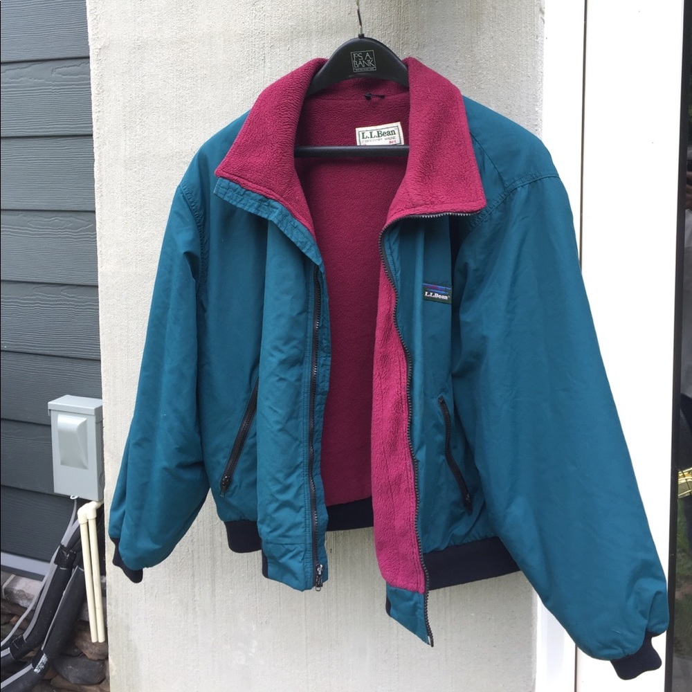 Vintage LL Bean Wool-Lined Windbreaker