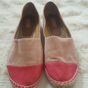 Like New Topshop leather mocs! Fits like a 10