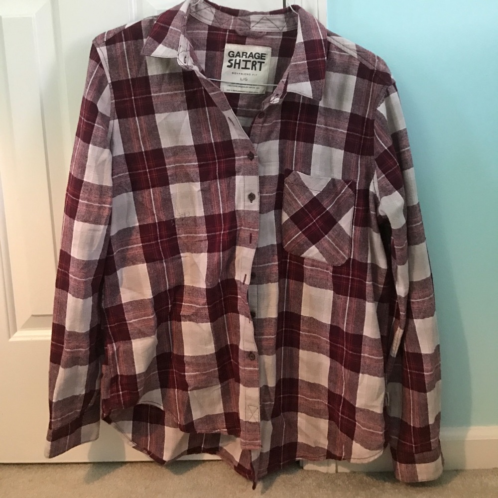 red flannel shirt