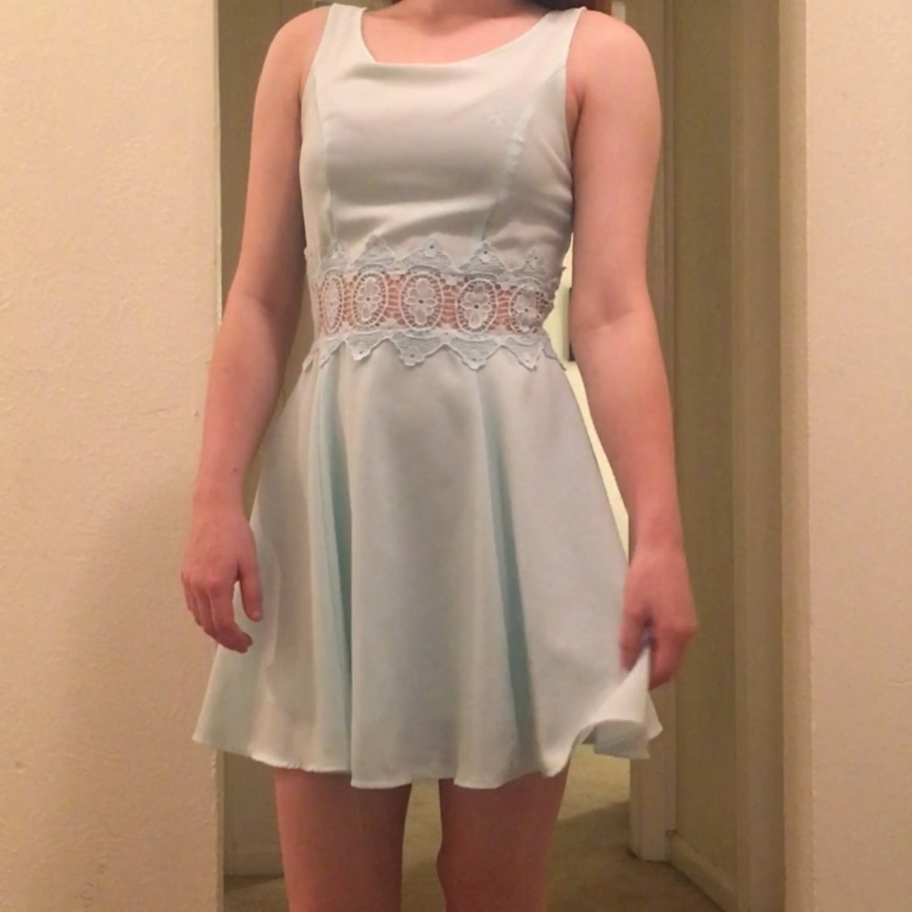 Blue summer dress