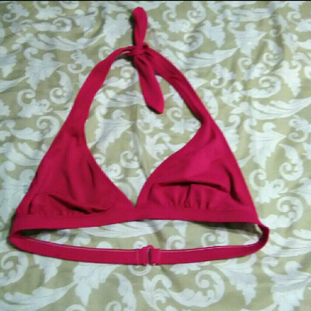 NWOT J.Crew pink bikini top