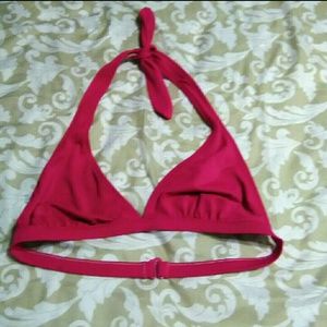 NWOT J.Crew pink bikini top