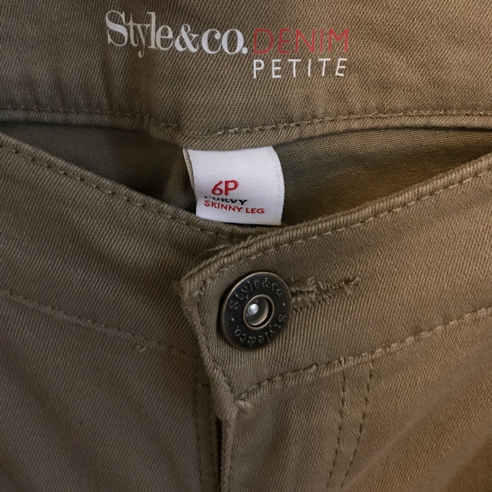 Style & Co. Denim Petite Pants