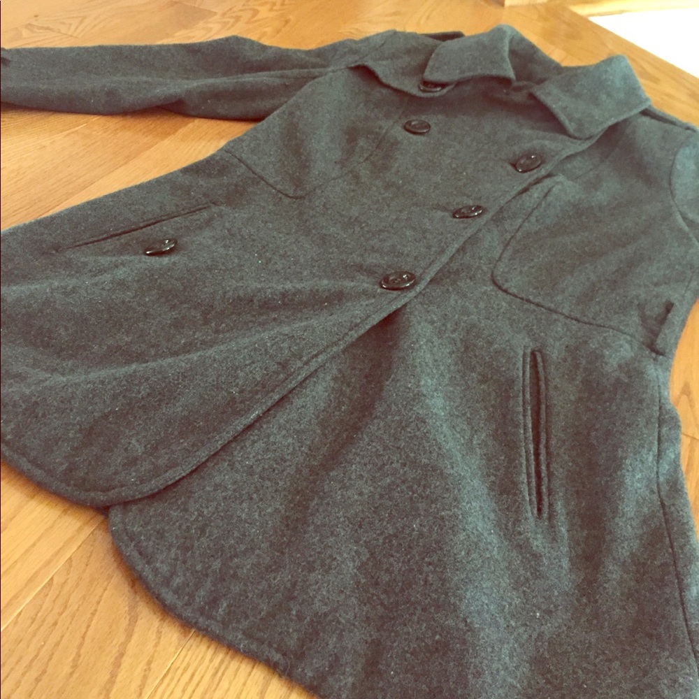 Grey Winter Pea Coat!
