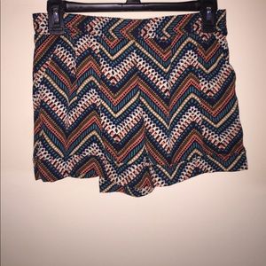Vibrant Zig- Zag Shorts