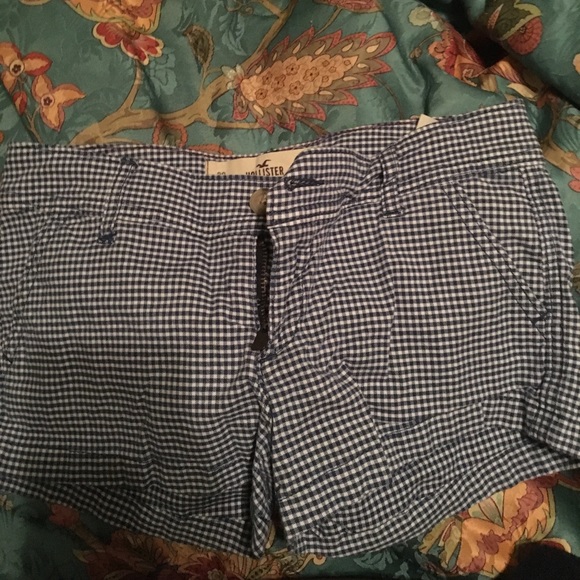 White&blue Hollister shorts - Picture 1 of 2