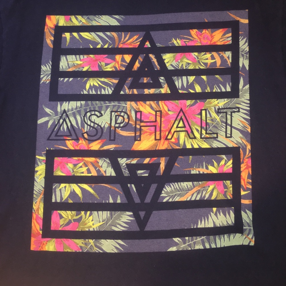 Floral Asphalt Tee